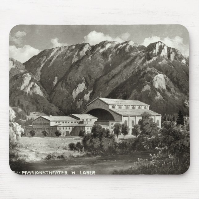 Mousepad O teatro em Oberammergau, 1930 (Frente)