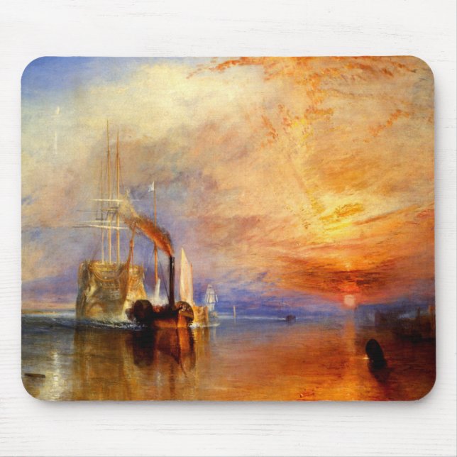 Mousepad O Temeraire de combate, J.M.W. Turner (Frente)