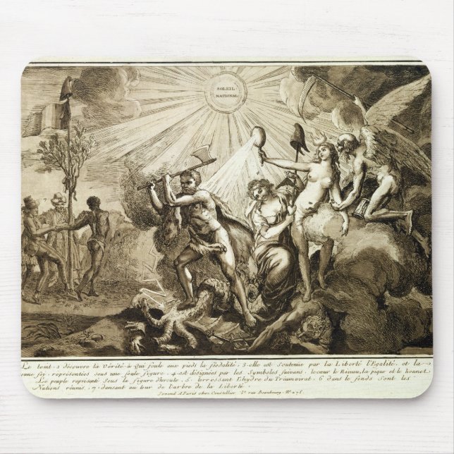 Mousepad O tempo do pai descobre pisar da verdade (Frente)