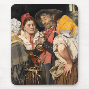 Mousepad O tesouro do velho (o gato) (de Karl Gussow)