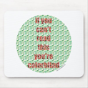 Mousepad O teste Colorblind
