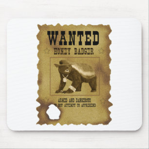 Mousepad O texugo de mel quis o poster