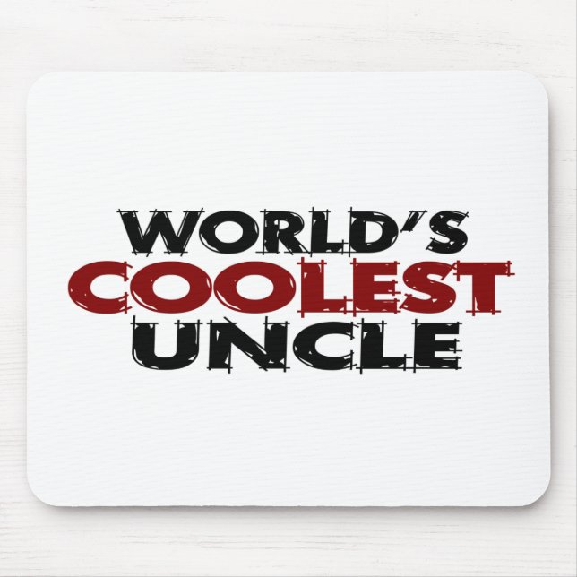 Mousepad O tio o mais fresco dos mundos (Frente)