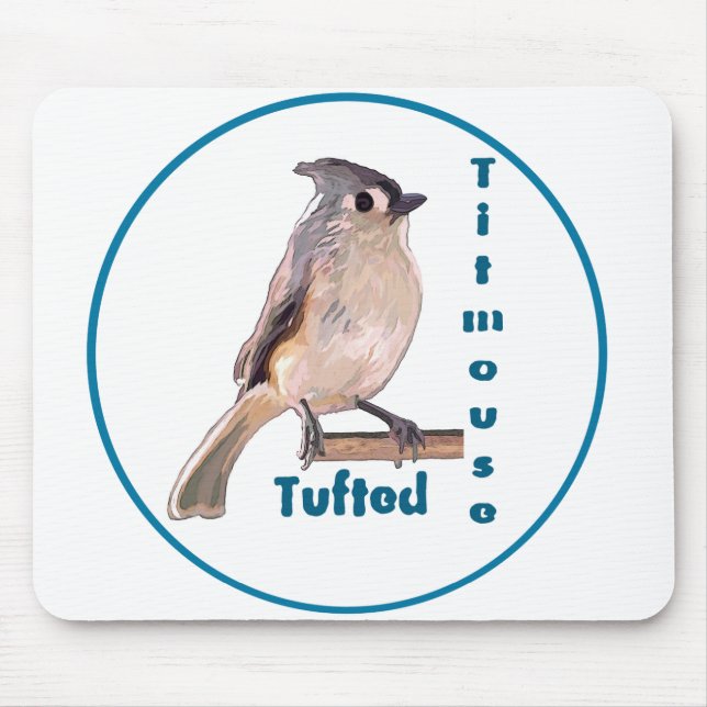Mousepad O Titmouse Tufado (Frente)