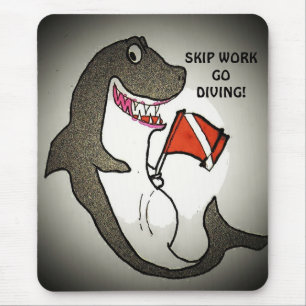 Mousepad O trabalho da faixa clara vai mergulhar!