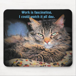Mousepad O trabalho mal-humorado do anjo está fascinando
