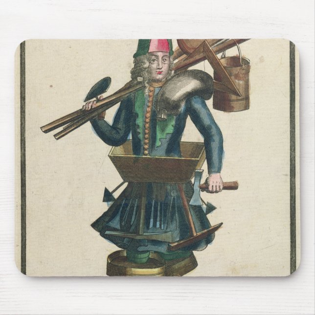 Mousepad O traje do pedreiro (Frente)