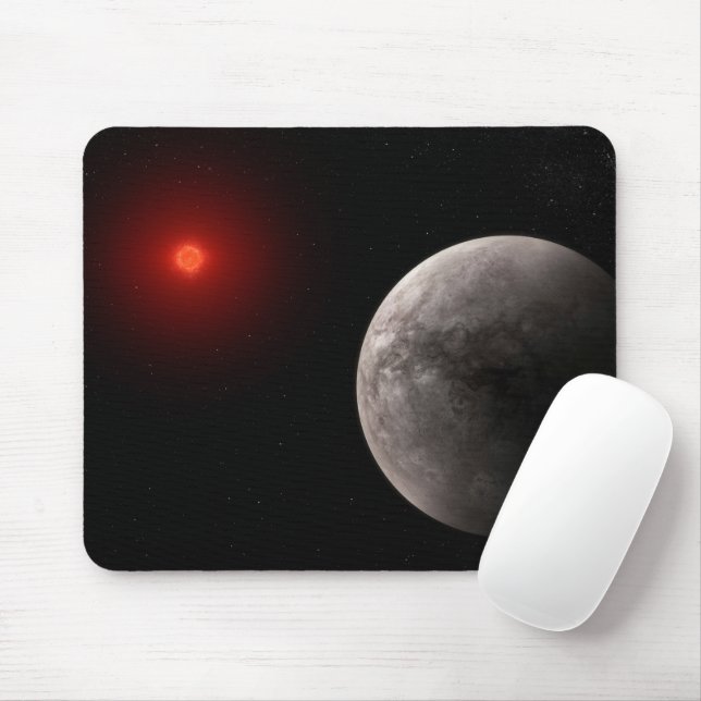 Mousepad O Trapist-1 B do Exoplaneta Quente Rocky. (Com mouse)