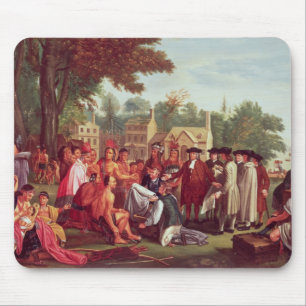 Mousepad O Tratado de William Penn com os indianos em 1683