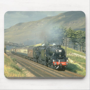 Mousepad O trem por último vapor-transportado da estrada d
