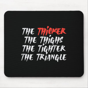 Mousepad O Triângulo Mais Espesso Das Coxas Mais Apertada B