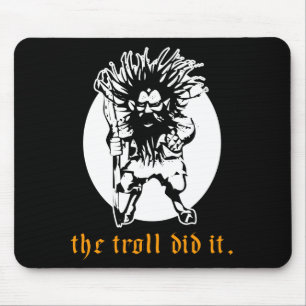 Mousepad O troll fê-lo