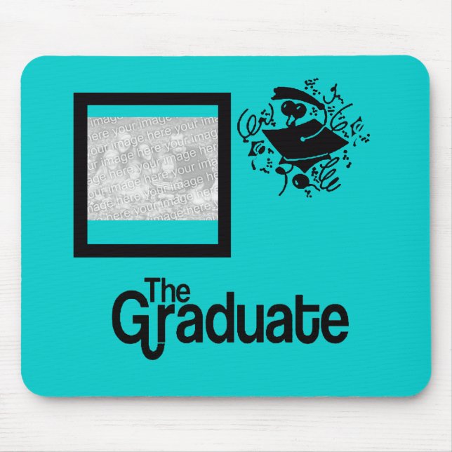 Mousepad O ~ U da foto do formando escolhe o background~ da (Frente)