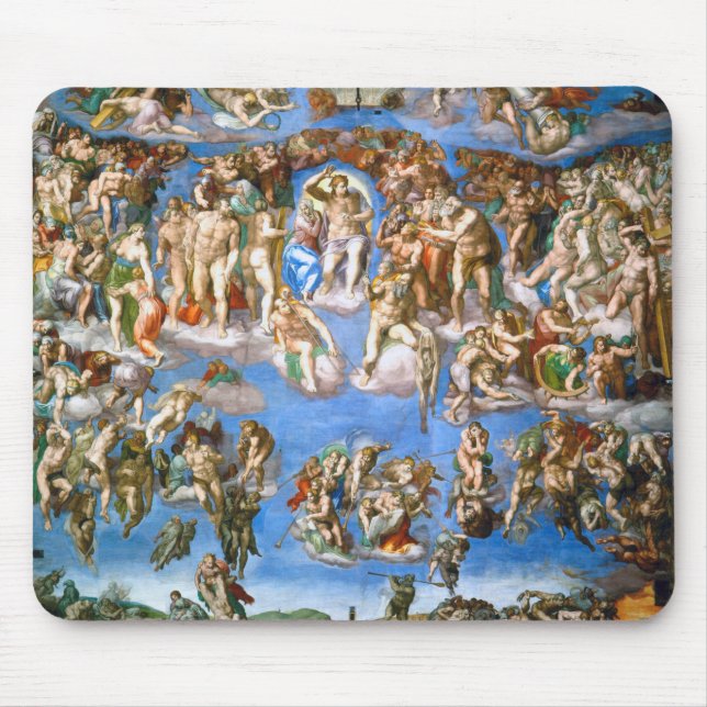 Mousepad O Último Acórdão, Michelangelo, 1536-1541 (Frente)