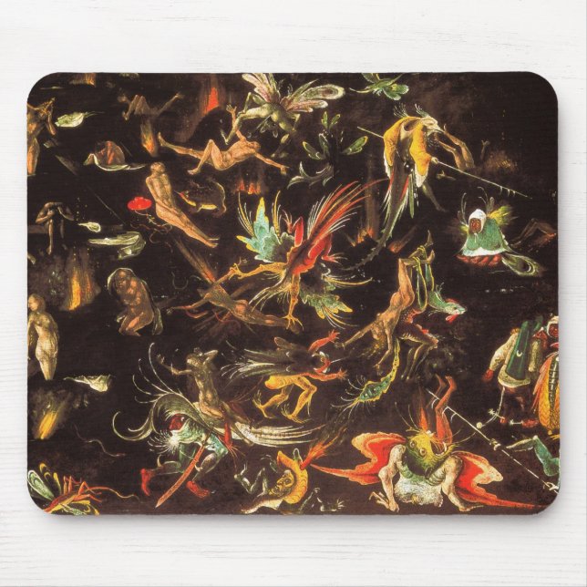 Mousepad O último julgamento por Hieronymus Bosch (Frente)