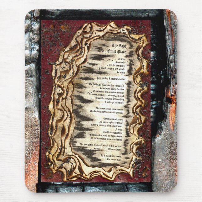 Mousepad O último lugar silencioso (Frente)