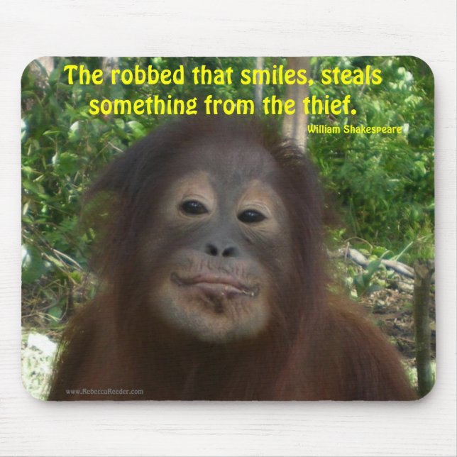 Mousepad O valor de um sorriso (Frente)