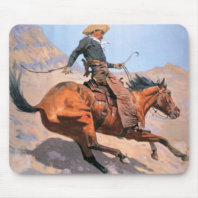 Mousepad O vaqueiro (óleo em canvas) (Frente)