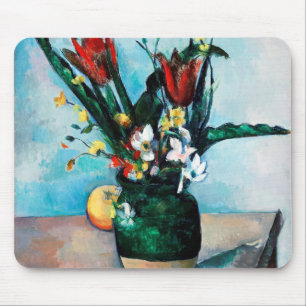 Mousepad O Vaso de Tulips, Paul Cezanne