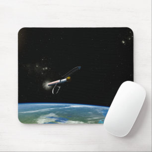 Mousepad O Veículo De Lançamento Atlas V541 Em Órbita.