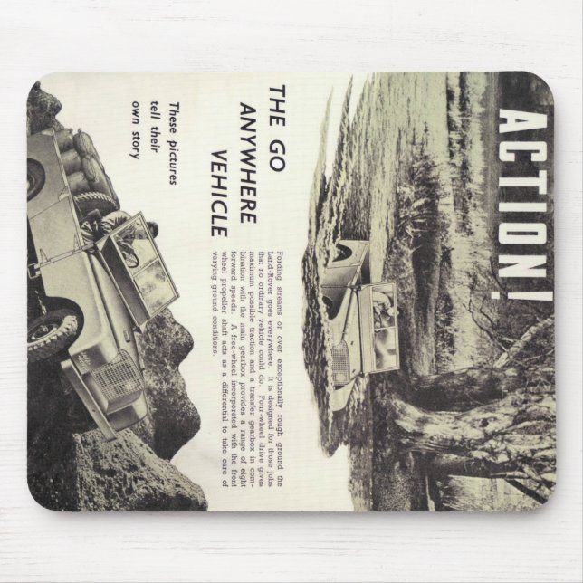 Mousepad O Veículo Go Anywhere! (Frente)