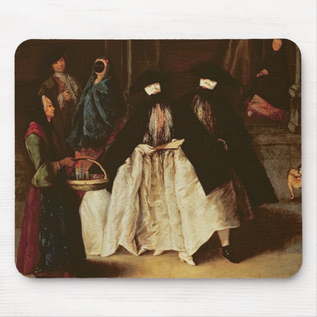 Mousepad O vendedor do perfume (óleo em canvas) (veja alo (Frente)