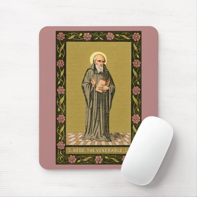 Mousepad O Venerável Bede Pregando (P 008) (Com mouse)
