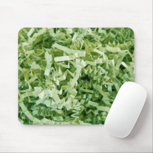 Mousepad O verde Shredded o papel enrugado