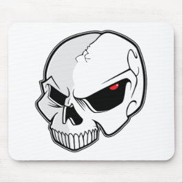 Mousepad O vermelho mau do sangue Eyeballs o crânio