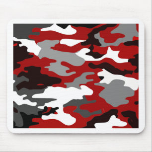 Mousepad O vermelho sombreia Camo