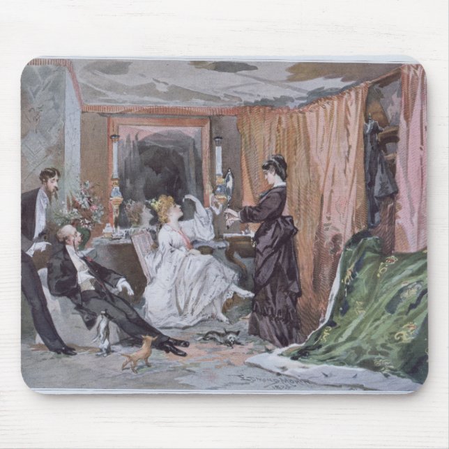 Mousepad O vestuario de Hortense Schneider (Frente)