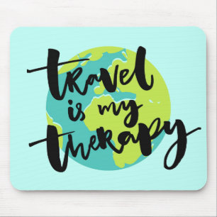 Mousepad O viagem é minha terapia