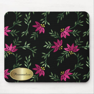 Mousepad O Victorian moderno floral personaliza