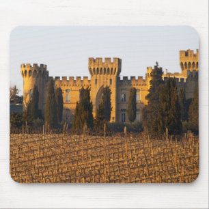 Mousepad O vinhedo com videiras syrah e o castelo