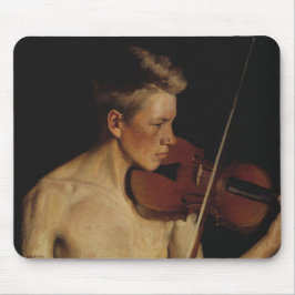 Mousepad O violinista (músico masculino) (por Pekka Halonen