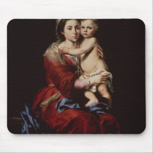 Mousepad O Virgin do rosário, c.1650