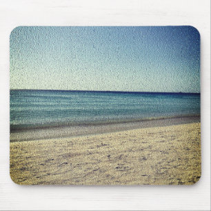 Mousepad O visual texturizado da praia