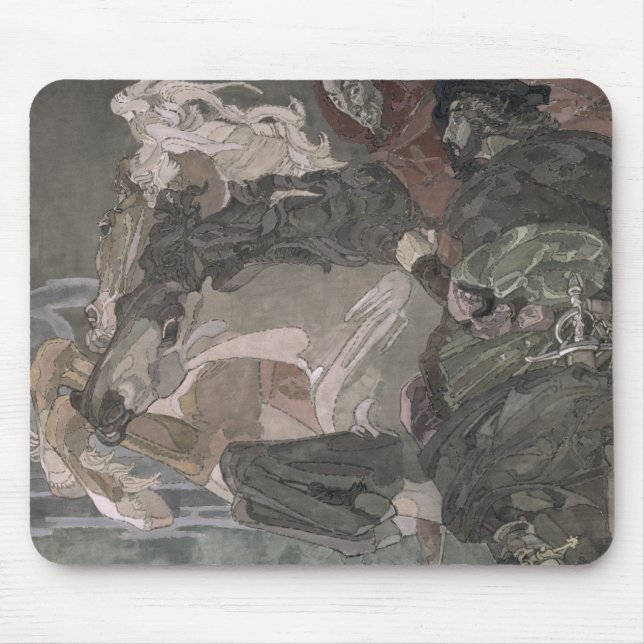 Mousepad O vôo de Faust e de Mephistopheles, 1896 (Frente)