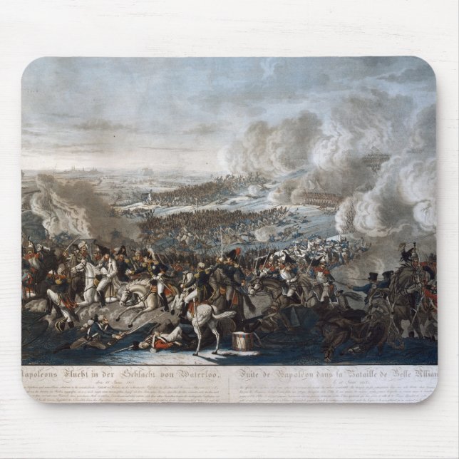 Mousepad O vôo de Napoleon da batalha de Waterloo (Frente)