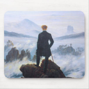 Mousepad O Wanderer Acima De Sea Fog Caspar David Friedrich