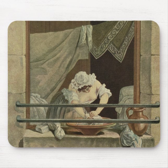 Mousepad O Washerwoman, gravado por J. Laurent Julien (c1 (Frente)