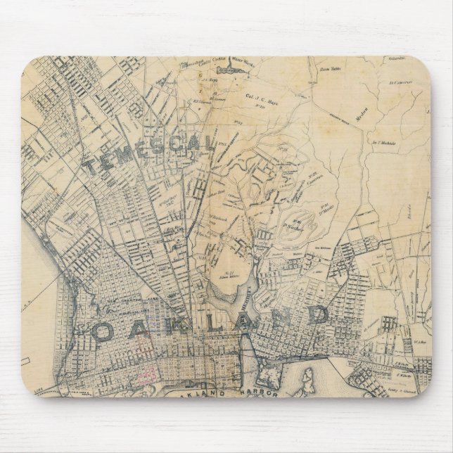 Mousepad Oakland, Berkeley, Alameda (Frente)