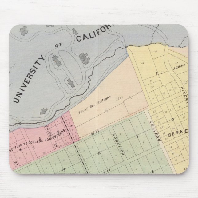 Mousepad Oakland, vizinhança 16 (Frente)