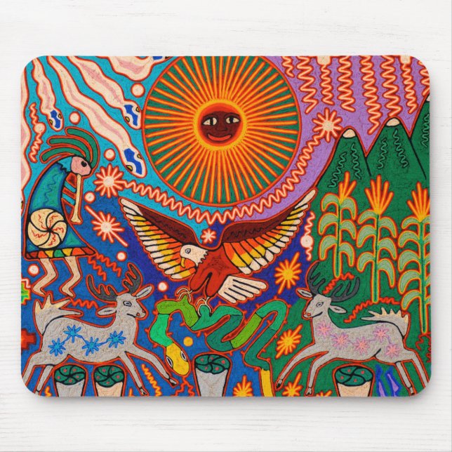 Mousepad Oaxaca México, México, México, Maia Tribal Art Boh (Frente)