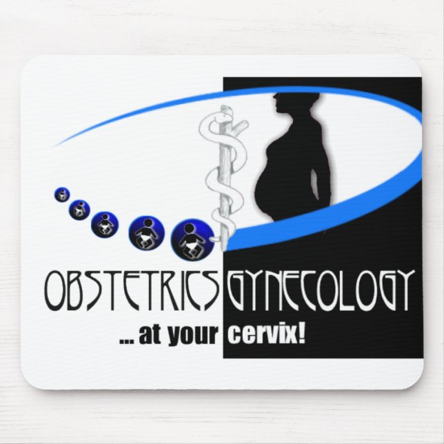 MOUSEPAD OB/GYN EM SUA CERVIZ - MÉDICO ENGRAÇADO (Frente)