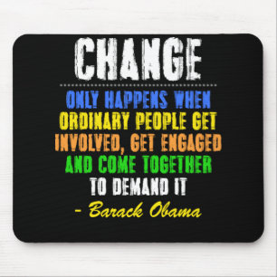 Mousepad Obama Farewell Farewell - Citação de Mudança