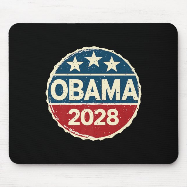 Mousepad Obama Para O Presidente 2028 Obama 2028 Premium 0 (Frente)