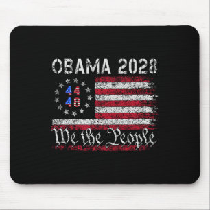 Mousepad Obama Retro Vintage Us Flag 44 48 Patriótico 2028
