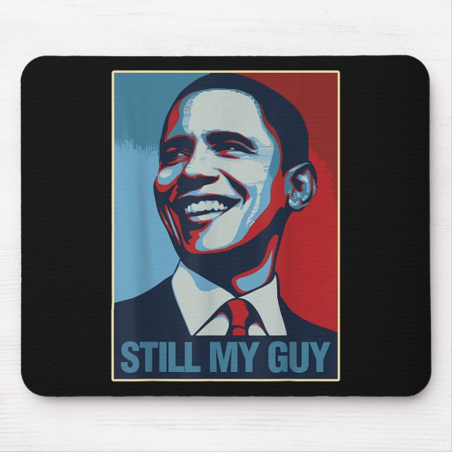 Mousepad Obama Shirt Ainda Minha Cara Barack Obama Oferece (Frente)