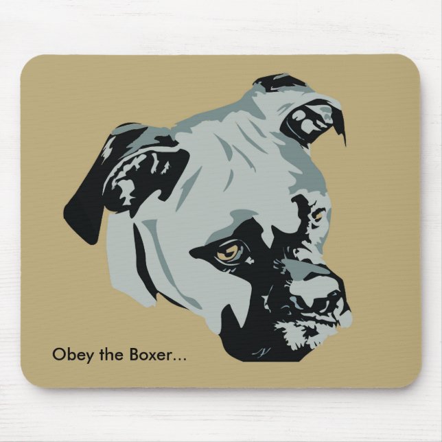 Mousepad Obedeça o pugilista (Frente)